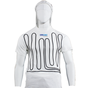 White Cool Water Shirt Hooded