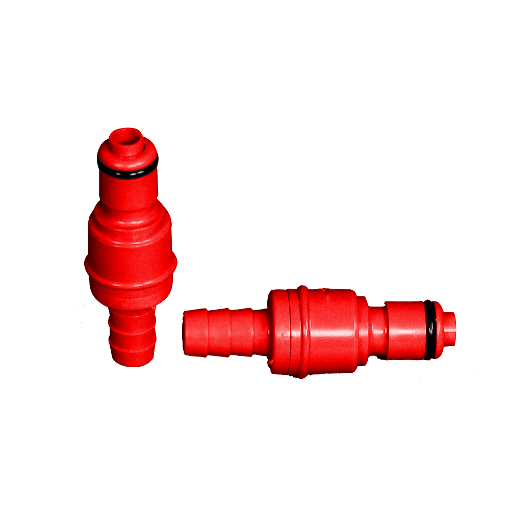 Large Red Male Connector