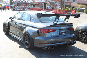 Audi S3 GTC-300 67" Adjustable Wing 2013-2016