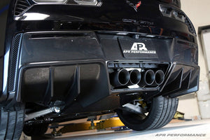 Chevrolet Corvette C7 Z06 Rear Diffuser 2014-2019 Version 2