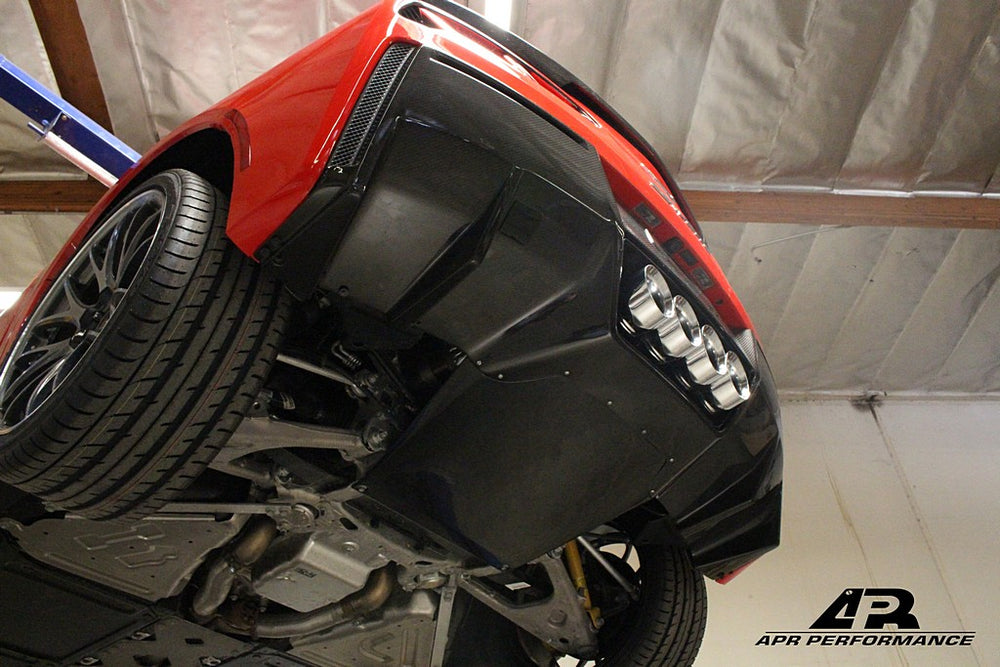 Chevrolet Corvette C7 Carbon Fiber Rear Diffuser With Undertray