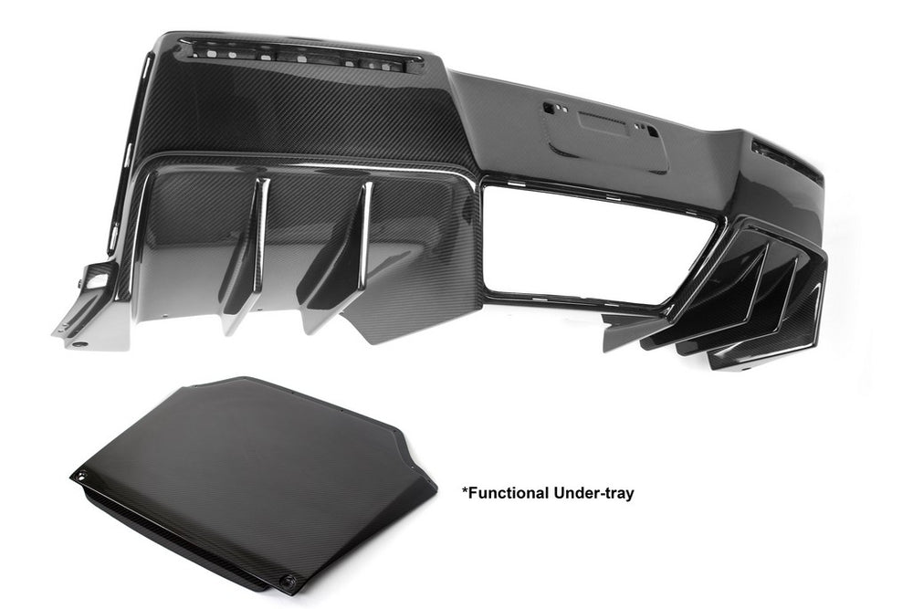 Chevrolet Corvette C7 Z06 Rear Diffuser 2014-2019 Version 2