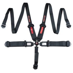 SFI 16.1 3"/2" 5-Point Pull Down(Out) Seat Harness