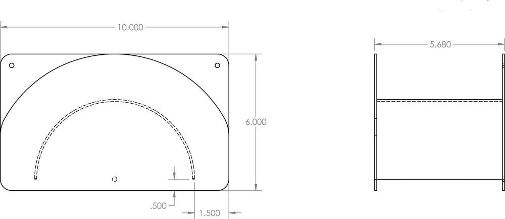 thumbnail image 2 of Precision Scale HO #3281 Dual Air Hose With Bracket For Locomotive Pilot - Unpainted Brass 2 of 3