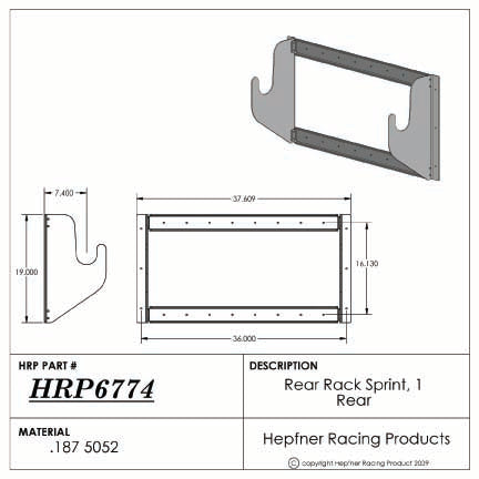 Axle Rack, 1 Rear End