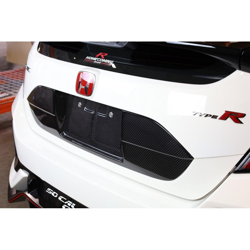 Honda Civic Type R License Plate Backing 2017 - 2021