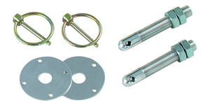 Steel Hood Pin Kit 3/8"-24 (2)