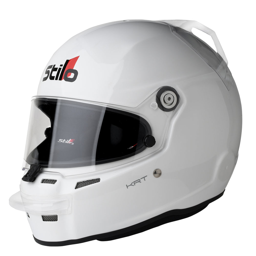 ST5FN KRT White Composite Karting Helmet K2015